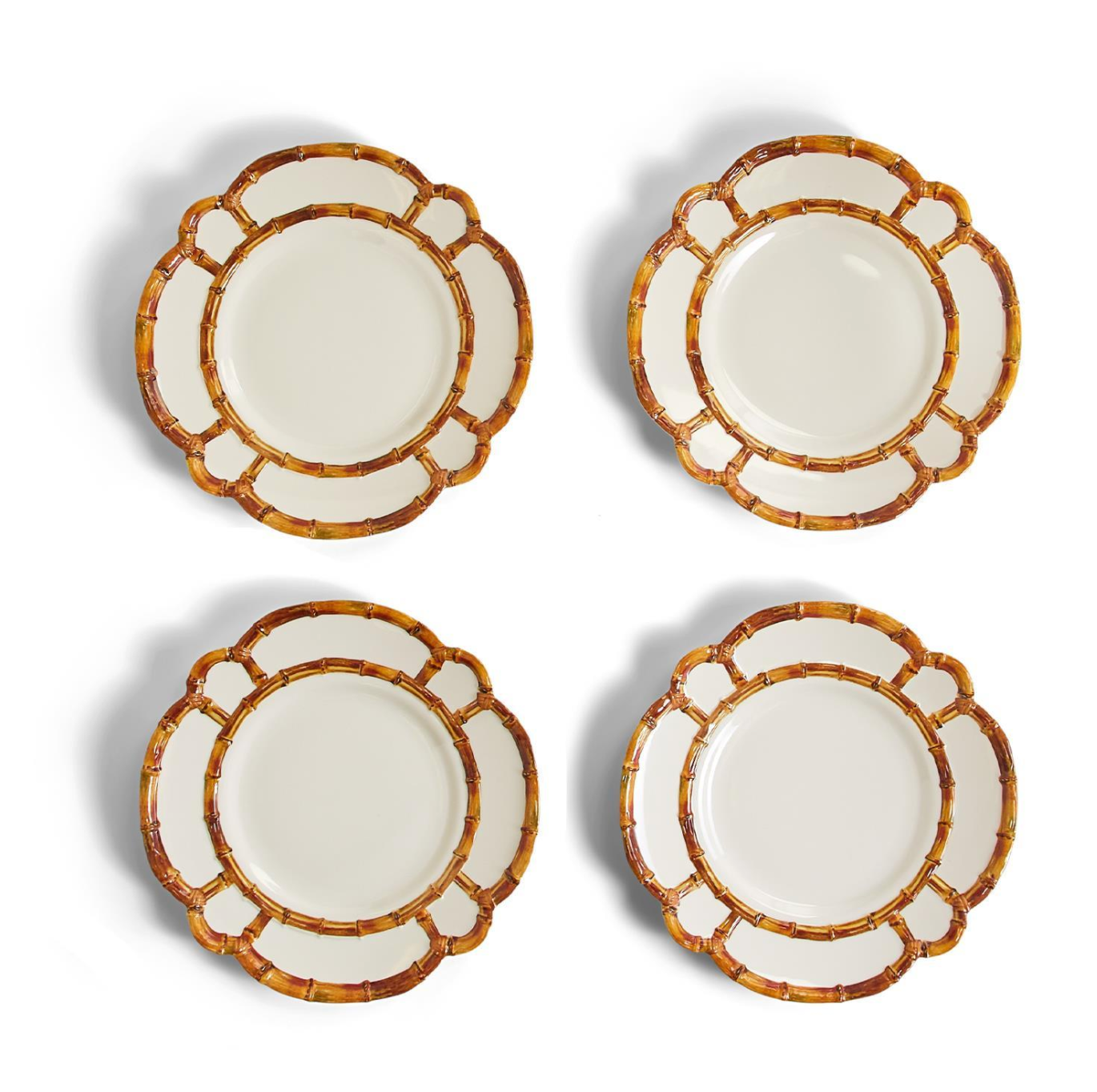 Bamboo Touch Dinner Plate-Set/4