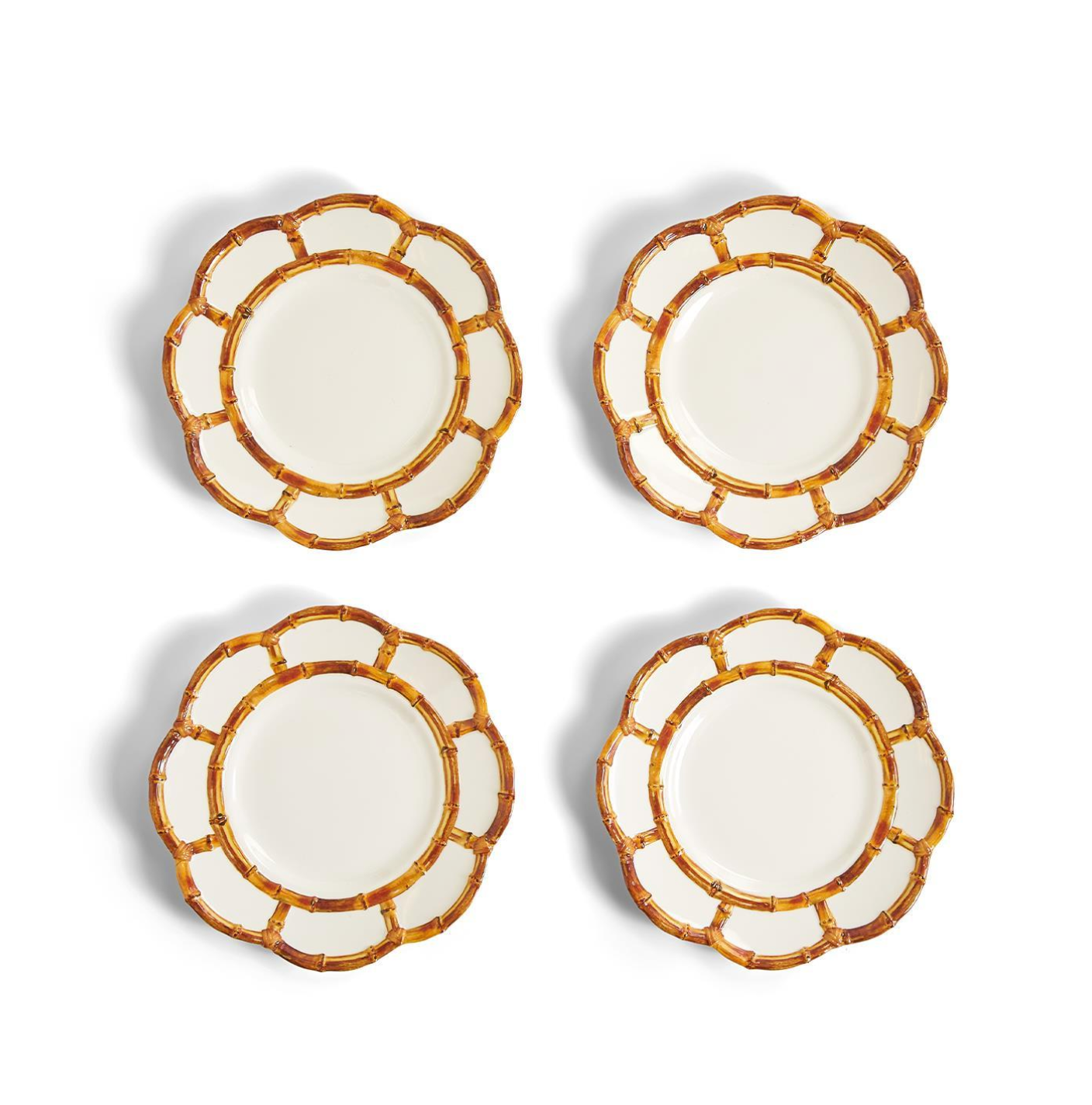 Bamboo Touch Salad Plate-Set/4