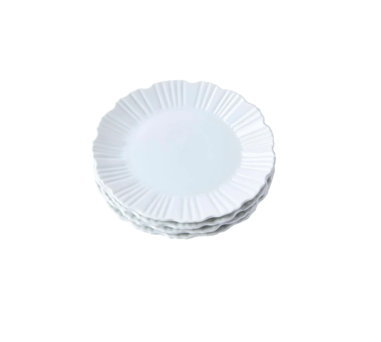 Porcelain Paper Plate, White