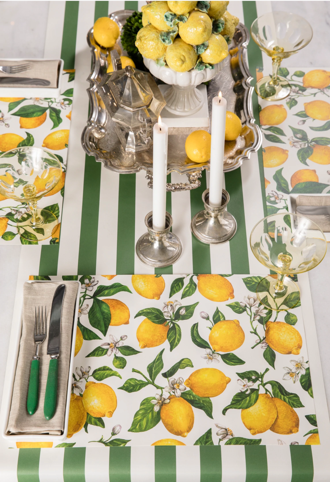 Lemon Placemat Set/24