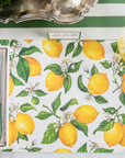 Lemon Placemat Set/24