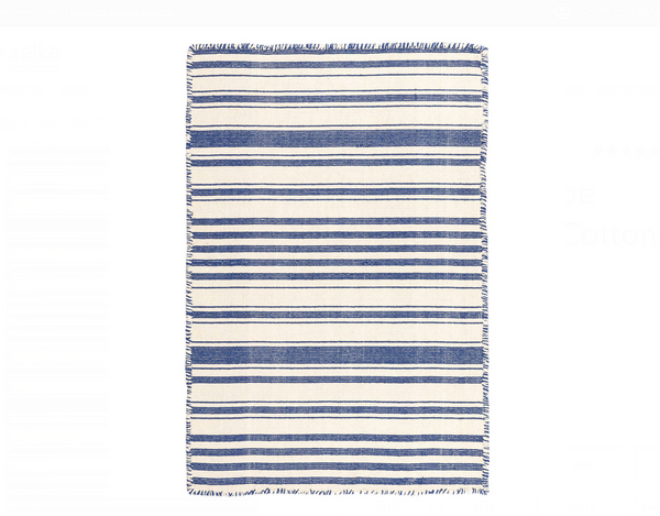 Dash and Albert Framboise Cotton Woven Rug 2x3 — Maison Midi