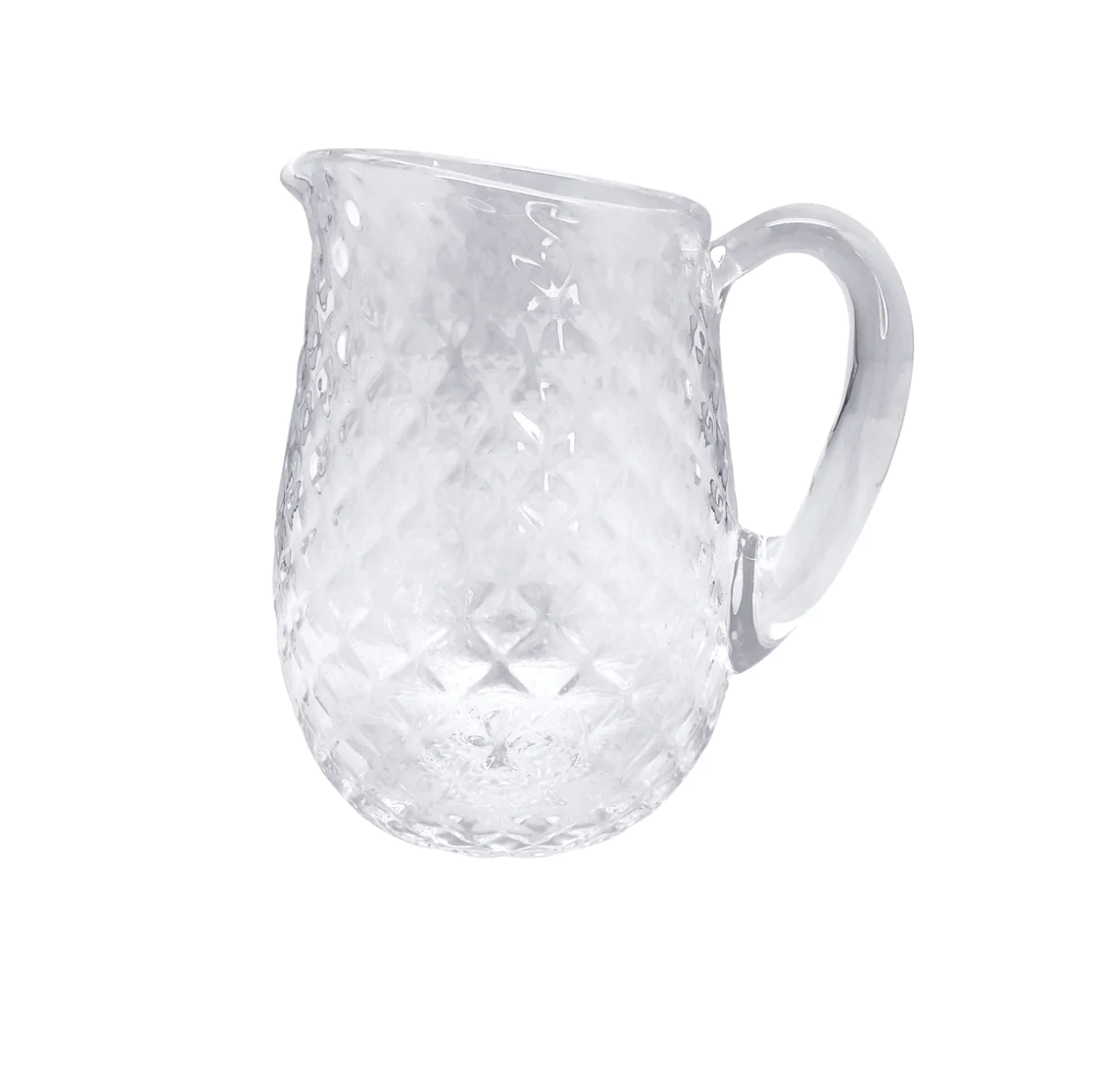 MARIPOSA Clear Pineapple Textured Pitcher