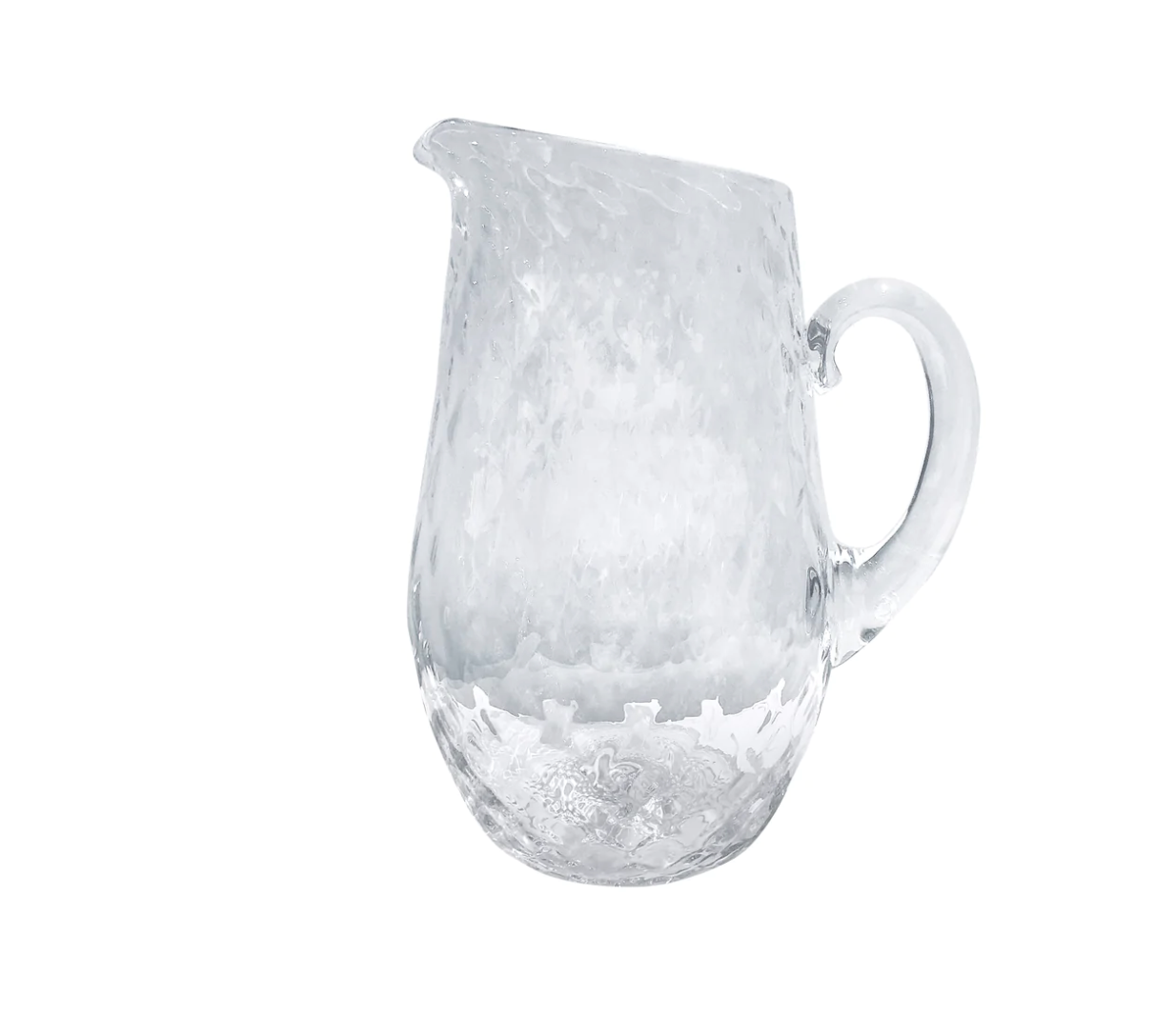 MARIPOSA Clear Pineapple Textured Pitcher Large