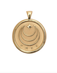 JANE WIN Free Pendant Coin Necklace with 18" Drawn Link Chain