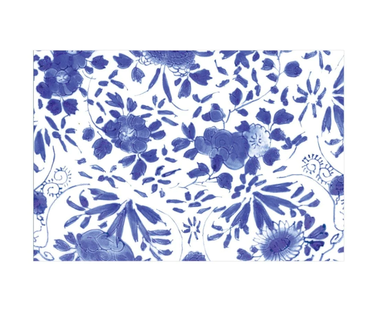 Delft Place Cards in Blue - Set/8